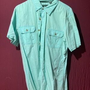 G.H. Bass & Co. Blue Casual Button Down Shirt